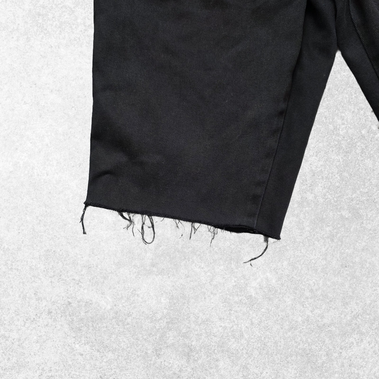 Wrangler Denim Shorts Jorts W33 (W34 Tag) Black Cut Off Frayed Men's Summer image 7