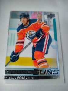 2018-19 UD Series 2 ssp Clear Cut Young Guns of💥Ethan Bear💥card 479   Mint!!!!