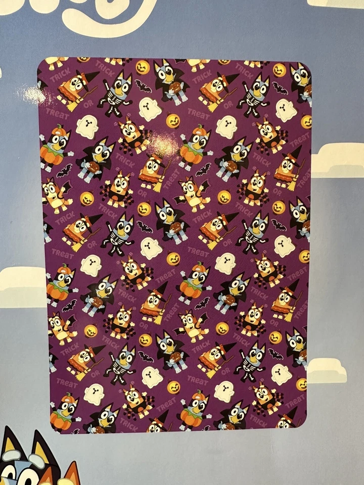 Manta de Halloween de felpa púrpura azul y bingo 50" x 70" Foto 2 de 2
