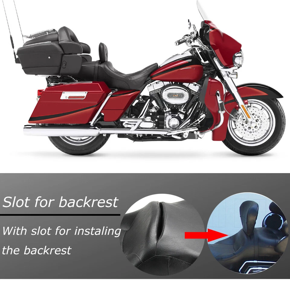 Сиденье пассажирское водительское для Harley Touring Electra Glide Classic 1997-2007 Rider N - Изображение 4 из 4