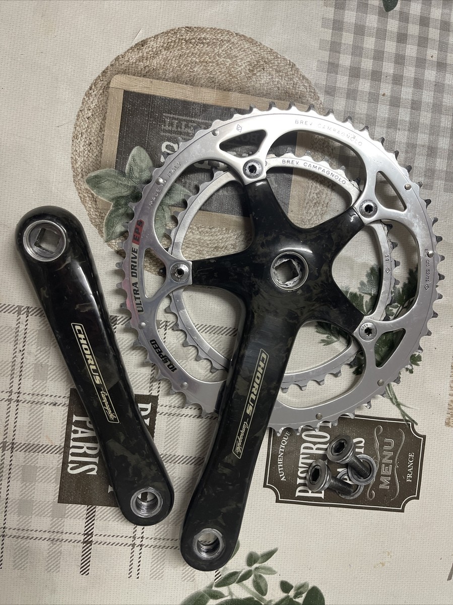 Bielas Campagnolo Chorus Carbono 53-39 170mm Negro Bcd 130 10