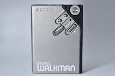 SONY WM-2 WALKMAN Portable Cassette Player Silver Tested Working Used  japan