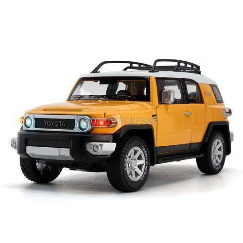 1/24 Toyota FJ Cruiser Metal Diecast Vehicle Model Car Toy Sound Light Kids Toys - Picture 23 of 23