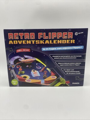 Retro Flipper Automat Pinball Machine Adventskalender Calendar Franzis Verlag