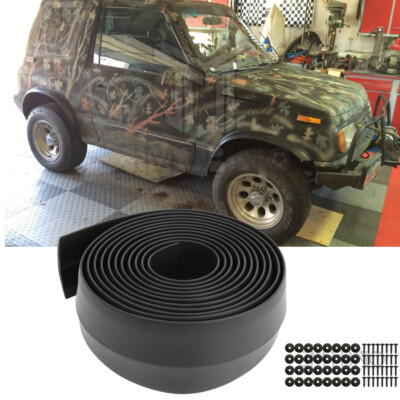 For Suzuki Sidekick Car Fender Flares Wheel Arches Extension PVC Molding Trim