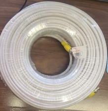 RG59 Siamese 100FT Premade, UL Rated, Premium HD 4K CCTV, BNC Video, Power