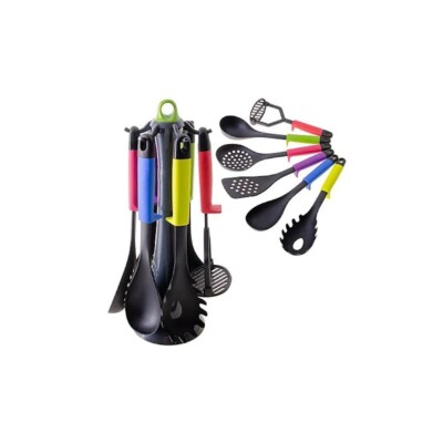 Mayer & Boch 7-Piece Non-Stick Nylon Kitchen Utensil Set- Cooking Tools