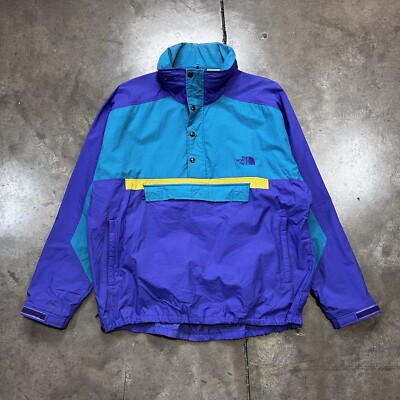 Vintage The North Face Jacket Mens Large Teal Purple