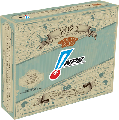 ✨5box✨2024 Topps 206 NPB BOX ベースボールカード 2024 TOPPS NPB 206 Baseball Card Box Carton Factory Sealed