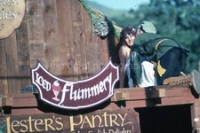 A MOMENT IN TIME Found SLIDE AT THE RENAISSANCE FAIR 35mm 1970's 45 LA 89 H