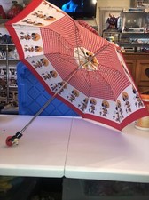 Vintage Mickey  Minnie Mouse Disney Childrens Umbrella Walt Disney Productions