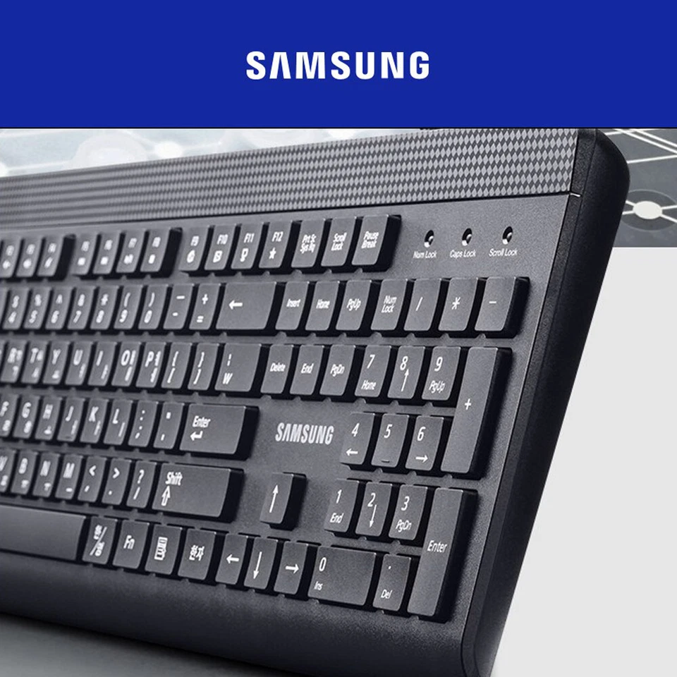 SAMSUNG USB Keyboard+Mouse Set SKP-900B Excellent Performance Simple Modern - Image 3 of 4