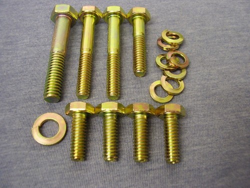 Ford Kent Crossflow H/T ZINC & COLOUR Plated Full Engine Bolt, Nut & Washer Kit - Picture 6 of 12