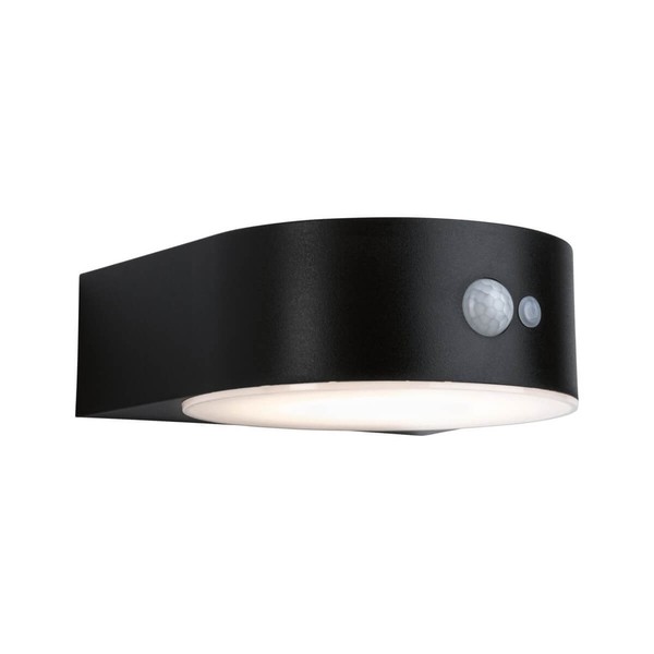 Paulmann Solar Led AußEnwandleuchte Eileen Mit Bewegungsmelder, IP44, Schwarz-image