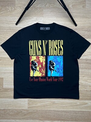 Guns N' Roses Tシャツ Lサイズ 半袖 Tシャツ GUNS N ROSES プリント バンドT クルーネック トップス