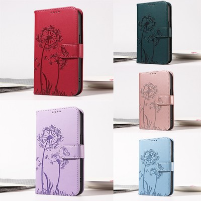 Hülle für OnePlus 10T 11 12 Nord N20 CE4 4 CE2 Pusteblume Flip Wallet Handyhülle