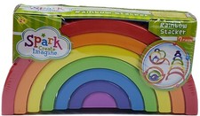 Spark Create Imagine Rainbow Stacker Set Building Toy NEW