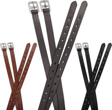 Staffa in morbida pelle con ferramenta in acciaio inox, questa pelle larga 1"