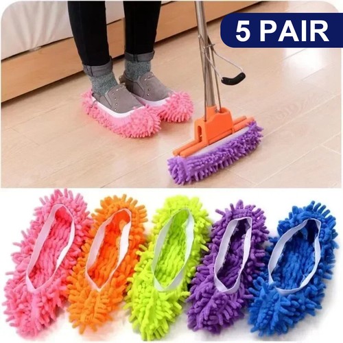 10 Pcs Dust Mop Slippers Lazy House Shoe Cover Hair Cleaner for Floor Cleaning