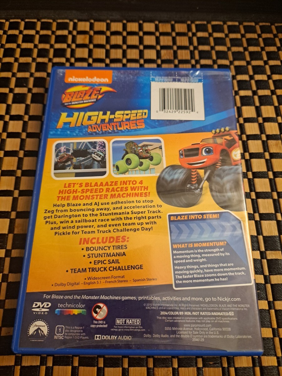 Blaze and the Monster Machines: High-Speed Adventures (DVD