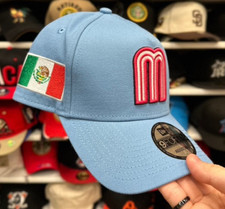New Era Mexico M 'World Baseball Classic' A-Frame Light Blue 9FORTY Snapback 