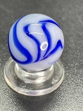 Alley Flame Marble Broken Alley Flame Swirl Marble Vintage Marbles 0.629  