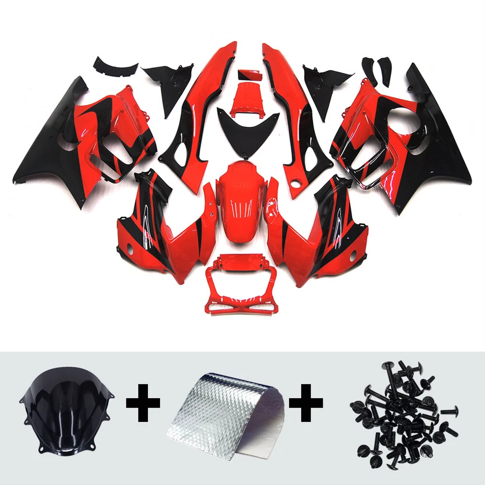 Kit de carenado de plástico ABS para Honda CBR600F3 97 98 F3 1997 1998 carrocería de inyección Foto 2 de 4
