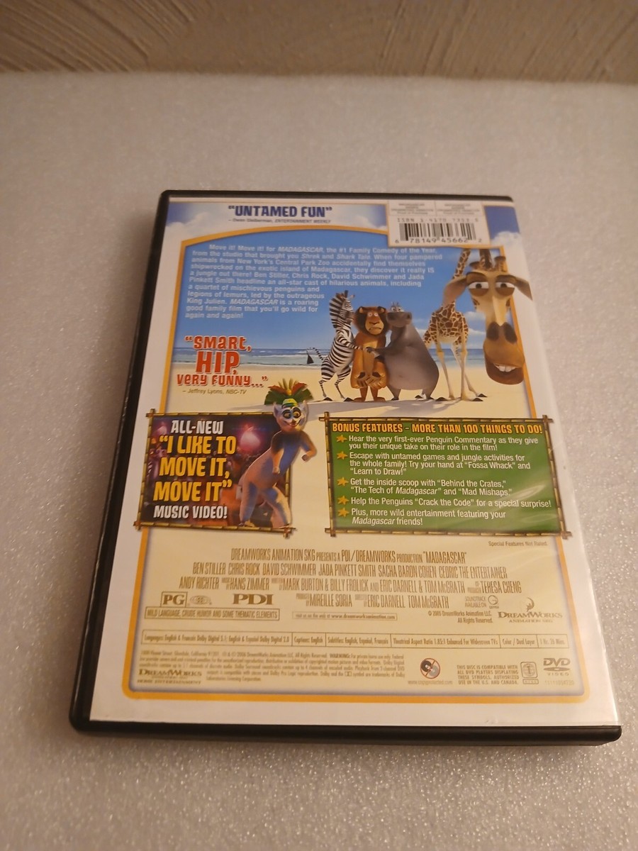 Madagascar (DVD, 2005) Z31 678149456929| eBay