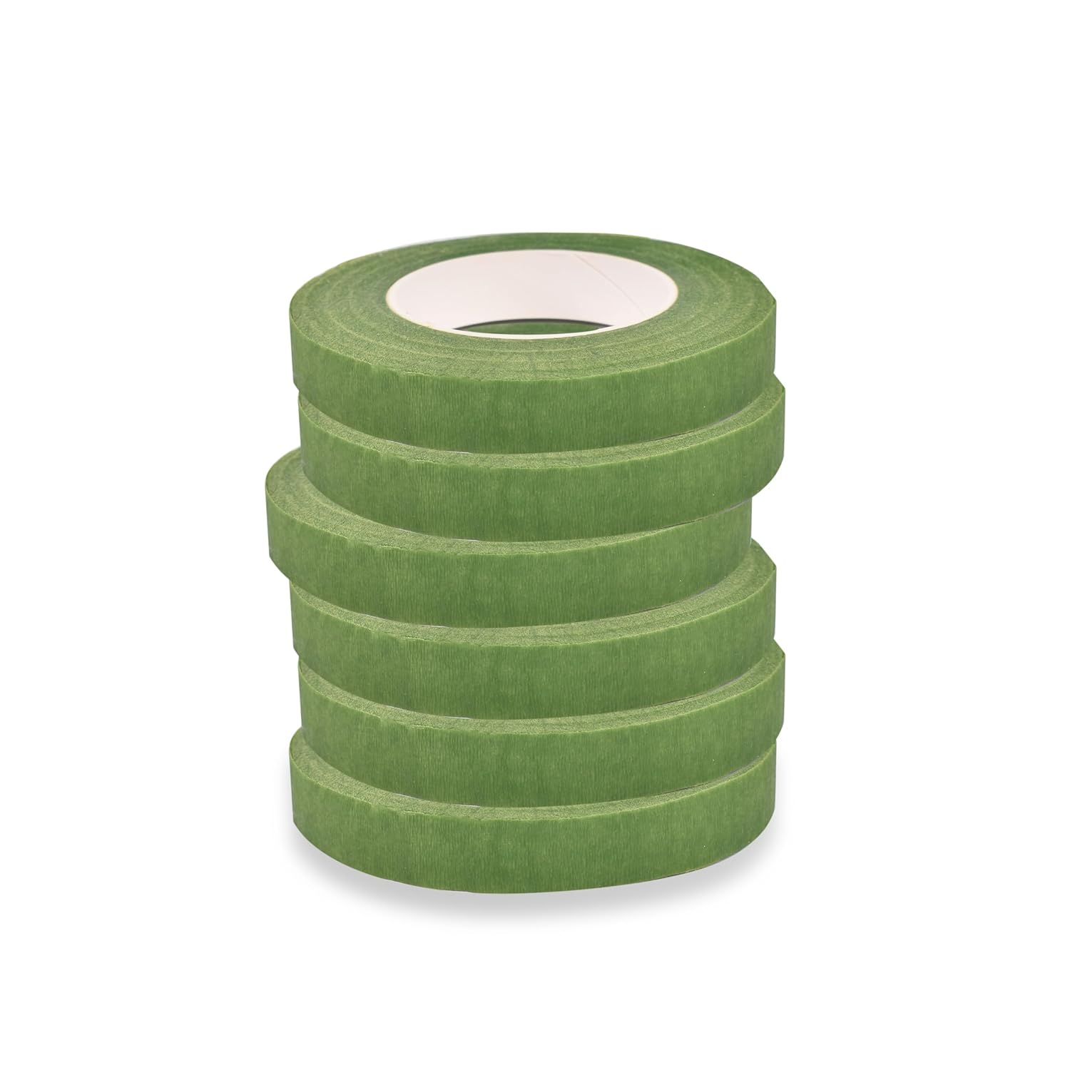 Floral Tape in a Tube 6 Rolls of Dark Green Waterproof Florist Tape