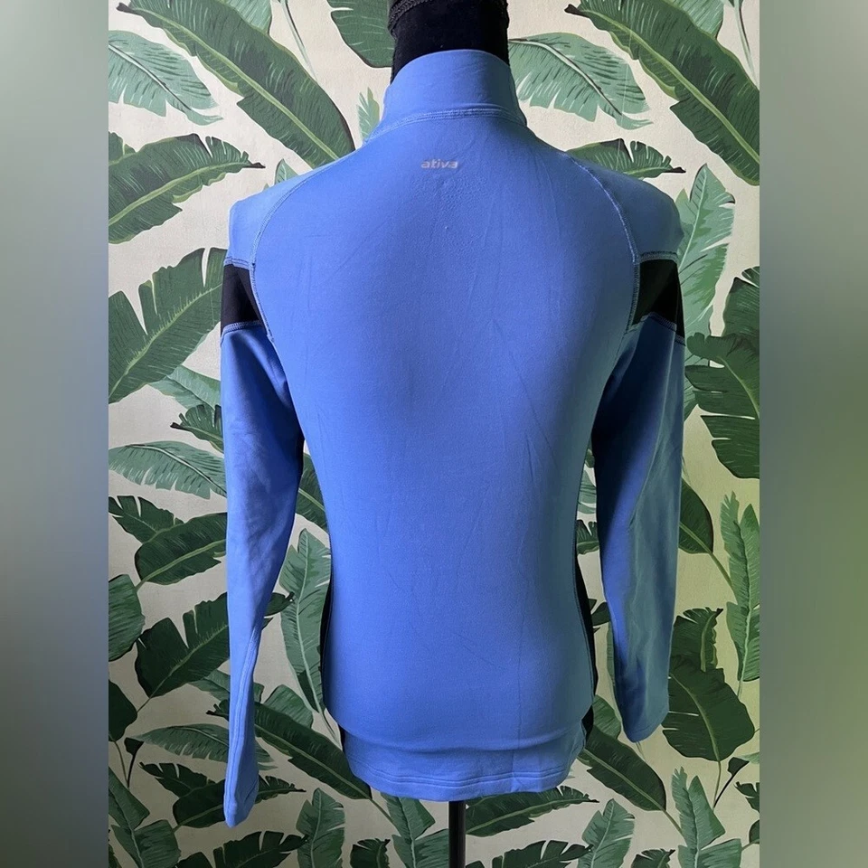 Активная водолазка с длинным рукавом ATIVA синяя и черная размер M - Изображение 4 из 4