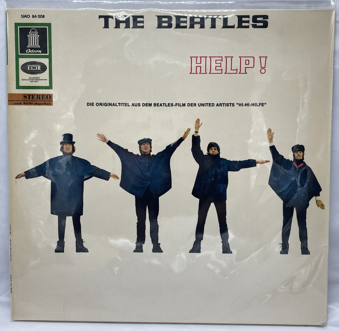 HELP! THE BEATLES LPレコード　サイン入り HELP! THE BEATLES LPレコード サイン入り