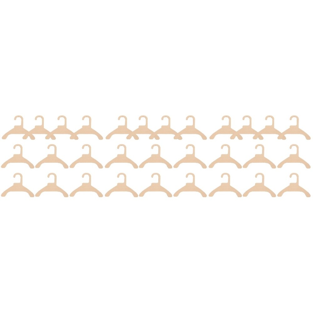 30 pcs Dog Apparel Hanger Pet Clothing Wooden Hanging Rack Pet Pants