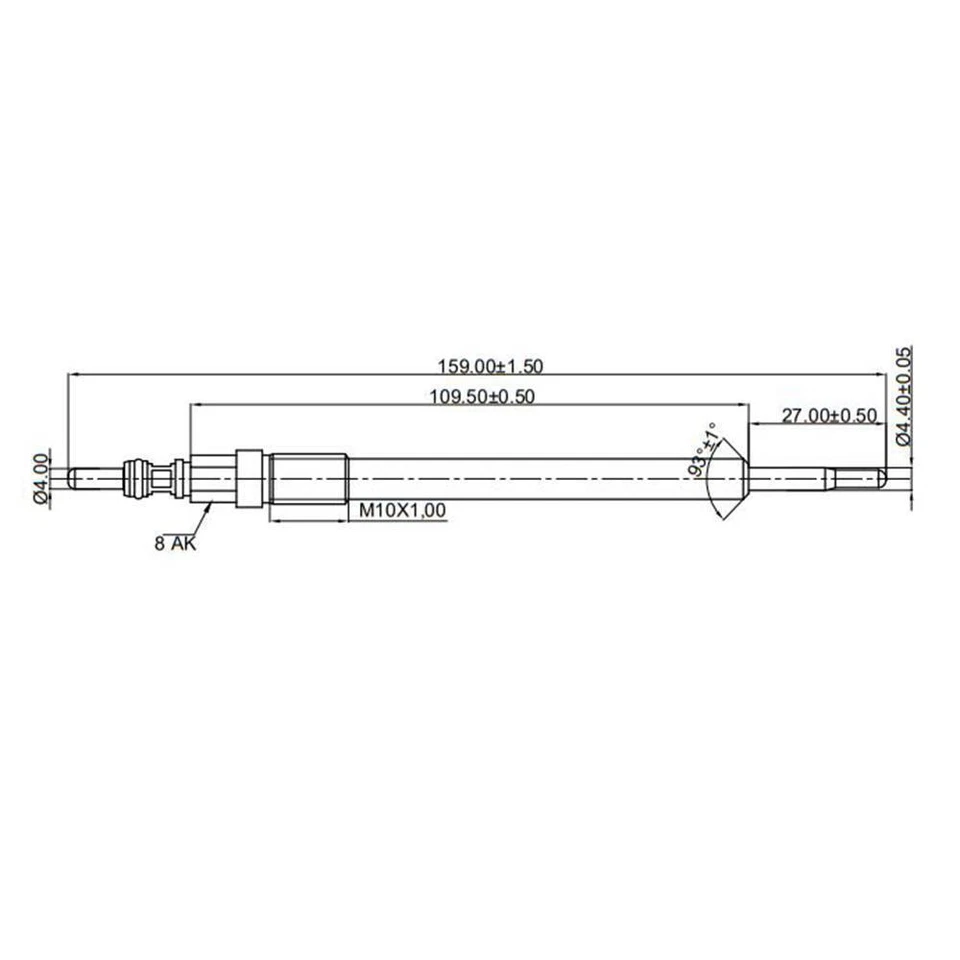 4 X YOU.S Original Candela Di Accensione Per MERCEDES CLA Coupé / Shooting Brake - Immagine 3 di 3