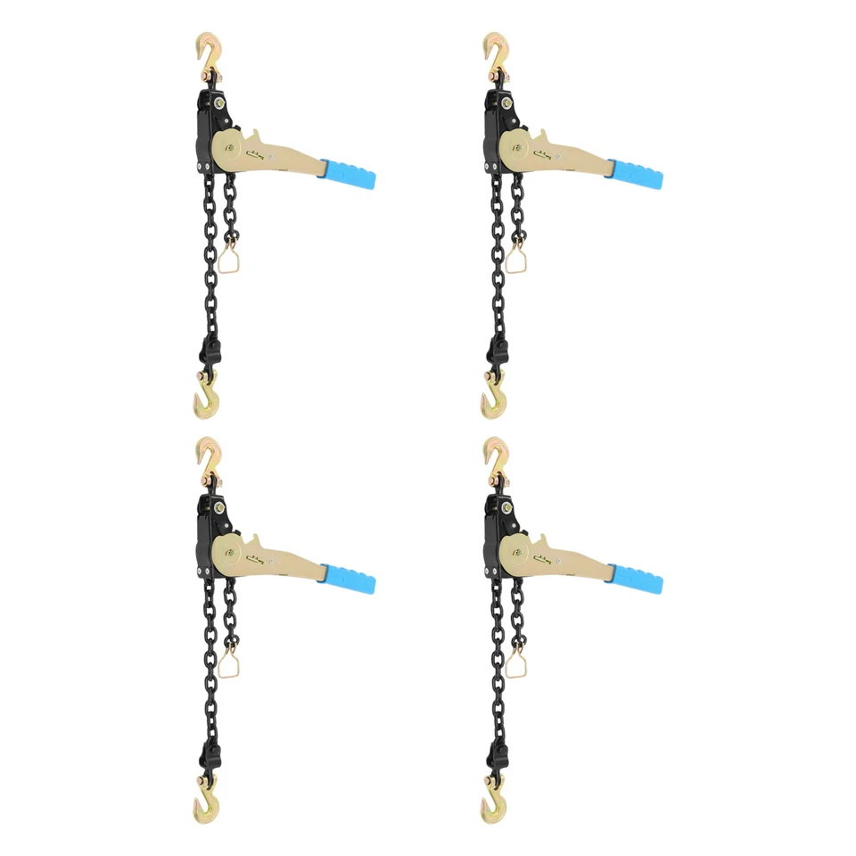 Ratcheting Chain Load Binder Heavy Duty Tie Down Ratchet Load Binder 4 Pieces - Image 3 of 4
