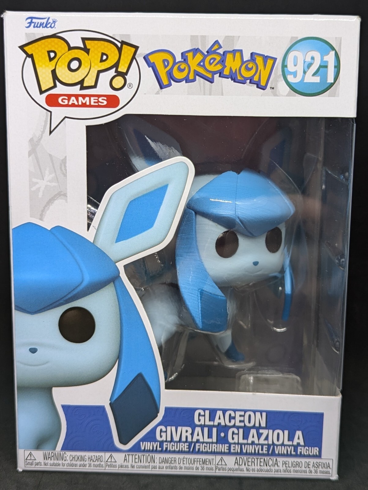Funko Pop Games Pokemon Glaziola Glaceon 921 Neu Ovp