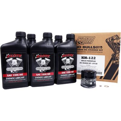 #ad Klotz Oil Change Kit Fits Indian Powerplus 15W 60 KH 122 $83.07