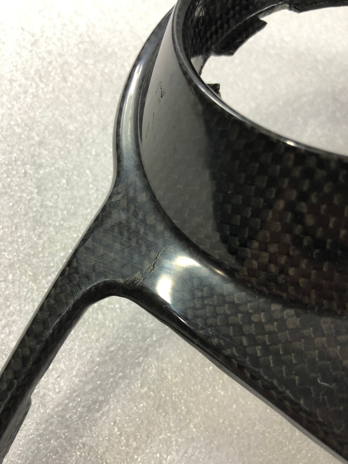 Ferrari F430, Carbon Fiber Center Radio Dash Bezel, Used Aftemarket P/N 68648300