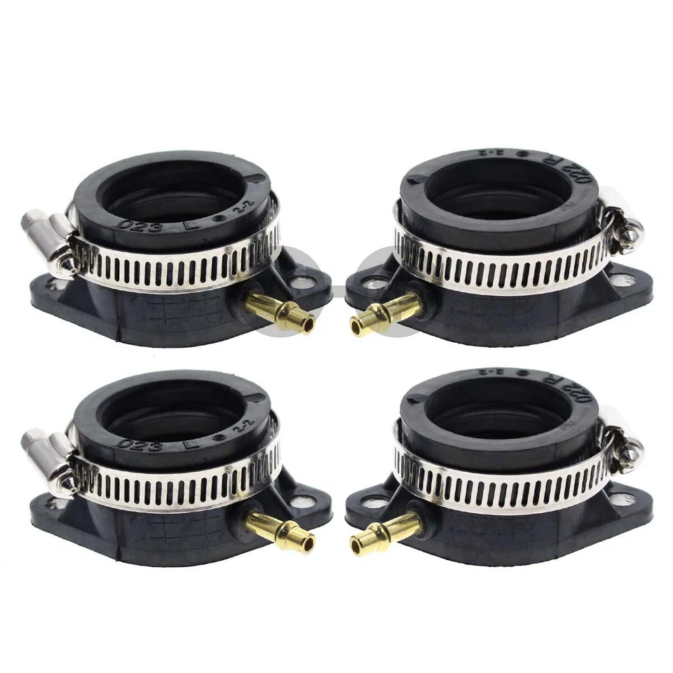 4PCS Carburetor Intake Manifold Boots For Kawasaki KZ1000A MKII kz1000a kz1000b - Изображение 3 из 4