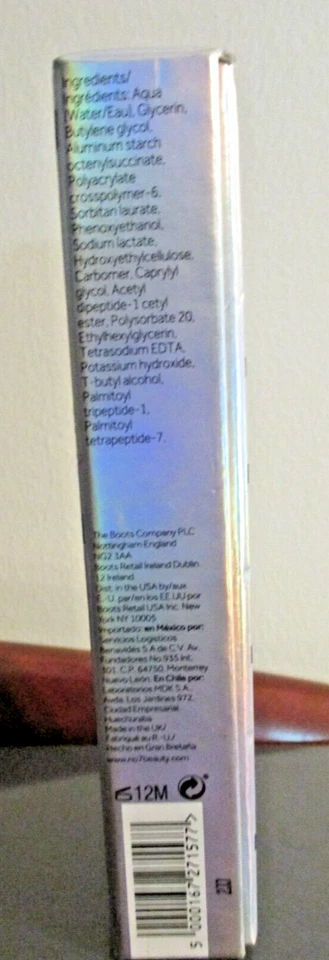 No 7 Line Correcting Booster Serum Brand The Boots Company Fabricado nos EUA - Imagem 2 de 4