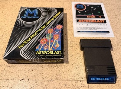 Atari 2600 Spiel   Astroblast   von M Network in OVP NTSC  getestet
