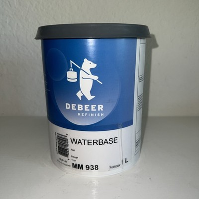 DEBEER refinish waterbase MM938 red toner 1 liter
