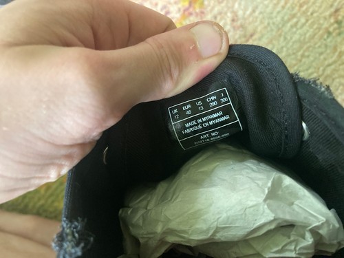 Sneakers basse G-Star Raw uomo denim taglia 13 US Rovulc 50 anni nere scarpe nuove - Foto 11 di 13