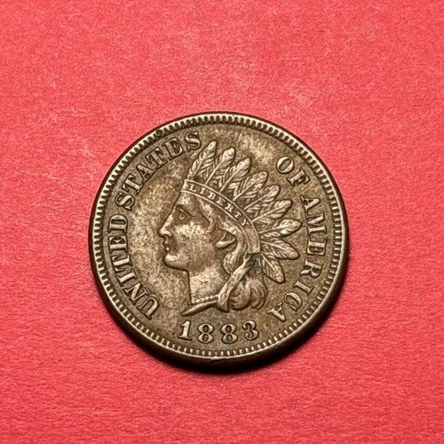(1) Beautiful Antique 1883 Indian Head Cent/Penny CHOICE XF-EXTRA FINE NICE