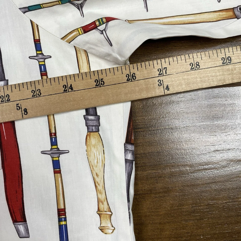 Kahala Sportfish Div. Гавайская рубашка мужская XL винтажный пуловер AOP удочки катушки - Изображение 4 из 4