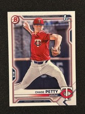 Chase Petty Cincinnati Reds 2021 Bowman Draft 1st Bowman Card #BD-49