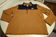 The North Face Men's Gordon Lyons 1/4 Zip Fleece XL Orange/Rust