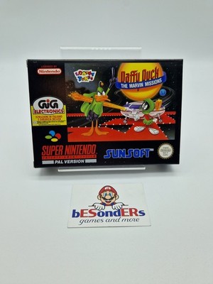 Daffy Duck The Marvin Missions - Super Nintendo SNES - PAL - UNGEÖFFNET - OVP