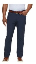 Greg Norman Men's Luxury Microfiber Ultimate 5-Pocket Pants, Blue, 40X29
