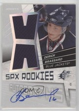 2008-09 SPx Rookies Auto Jerseys 126/999 Derick Brassard #162 Auto 05u8