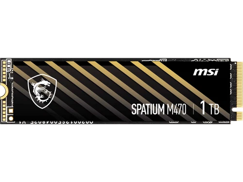 MSI SPATIUM M470 PRO PCIe 4.0 NVMe M.2 2280 1TB PCI-Express 4.0 x4 3D NAND